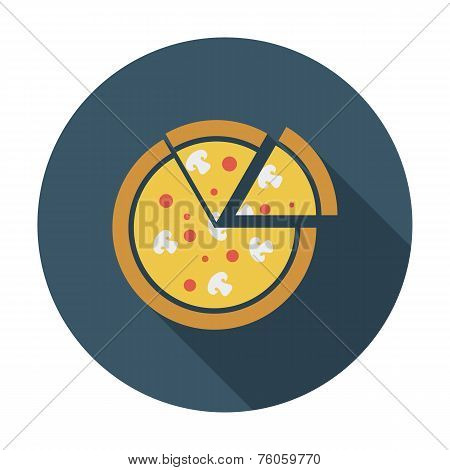 Pizza flat icon