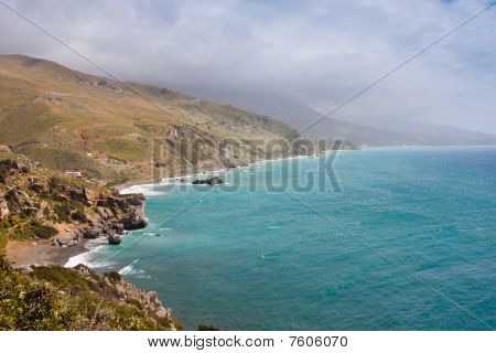 Nadmorskich krajobrazów w Preveli