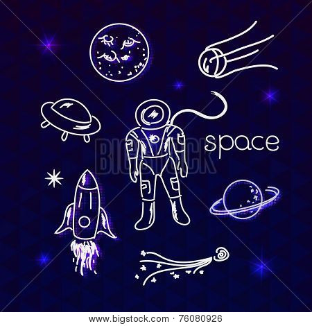 Space vector objects
