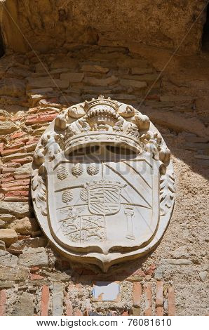 Swabian Castle of Oriolo. Calabria. Southern Italy.