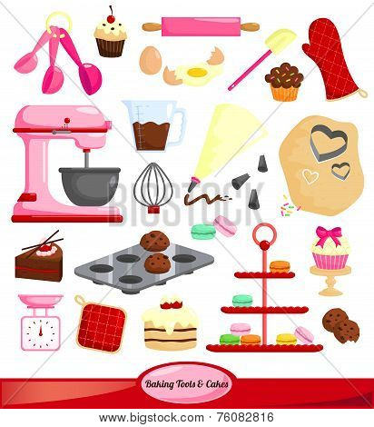 baking vector set