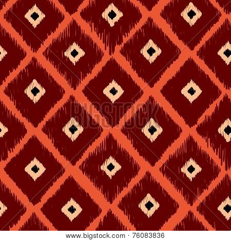 Abstract geometric orange vector background. Seamless pattern fr