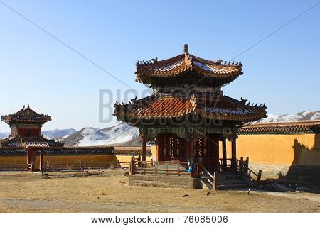 Buddhist monastery in Mongolia