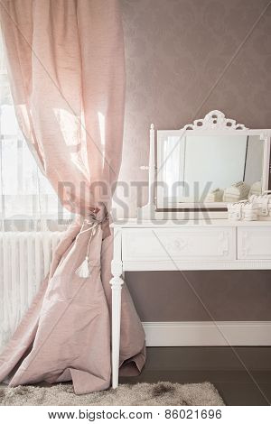 Dressing Table In A Bedroom