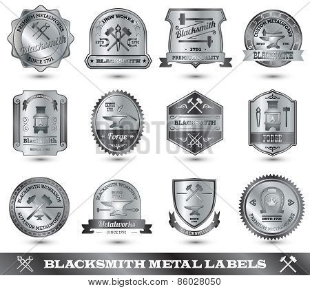 Blacksmith Metal Label