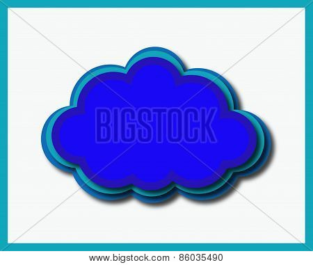 Blue fill Cloud