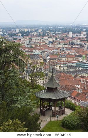 Padiglione cinese sopra Graz