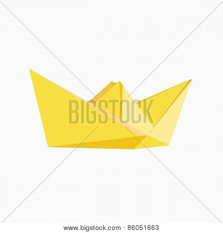 Boat in a flat style