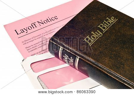 Layoff Notice With Bible
