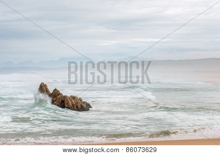 Stormy Weather At A Beach Near Buffelsbaai