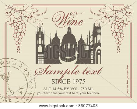 Wine label