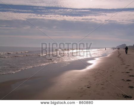 spiaggia di sera