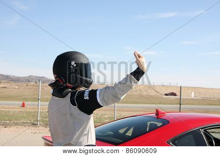 LOS ANGELES - FEB 21:  Brent Davern at the Grand Prix of Long Beach Pro/Celebrity Race Training at the Willow Springs International Raceway on March 21, 2015 in Rosamond, CA