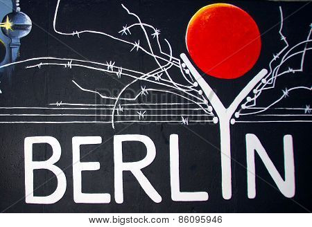 Berlin Germany. East Side Gallery