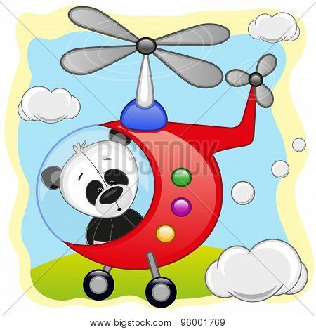 Panda In Helicopter
