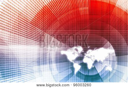 International Trade and Globalized Economies with Map 