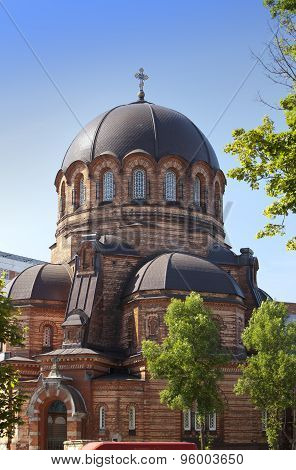 The Narva Voskresensky Cathedral orthodox temple. Narva. Estonia