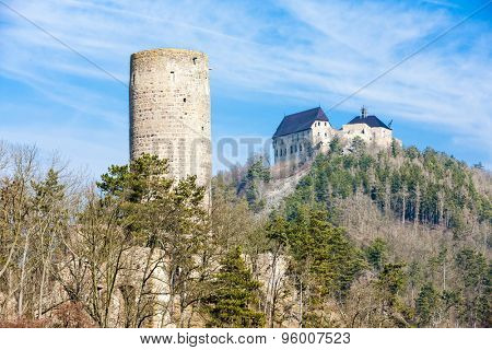 castles Zebrak and Tocnik, Czech Republic