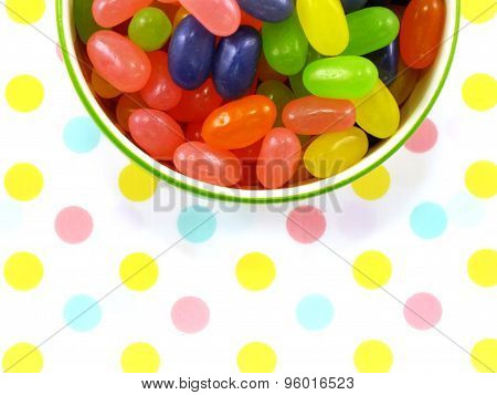 assortment of colorful fruit jelly candy
