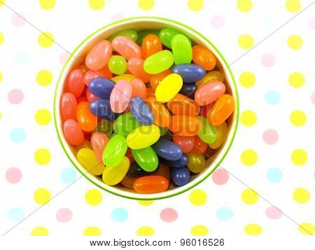 assortment of colorful fruit jelly candy