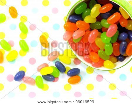 assortment of colorful fruit jelly candy