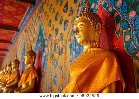 Buddha Statue at Wat Arun - the Temple of Dawn in Bangkok, Thailand