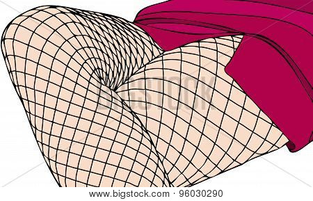Legs And Fishnet Stockings