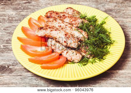 minced meat kebab