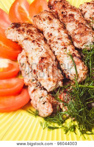 minced meat kebab