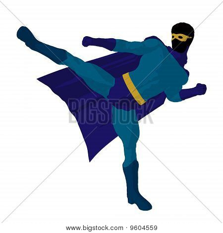 Super Hero-Illustration-Silhouette