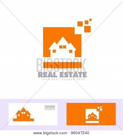 Real Estate House Logo Icon Set