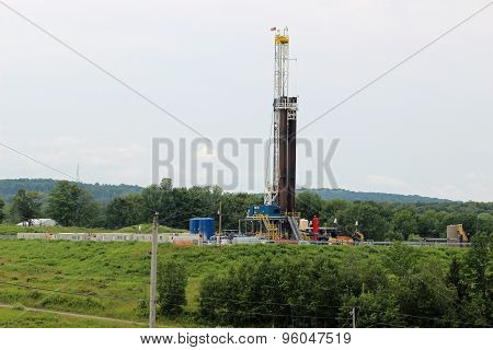 Natural Gas drilling pad