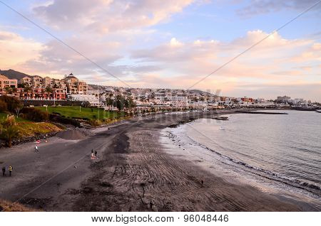 View of Playa de Fanabe Adeje Tenerife
