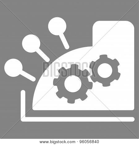 Cash register icon from Business Bicolor Set