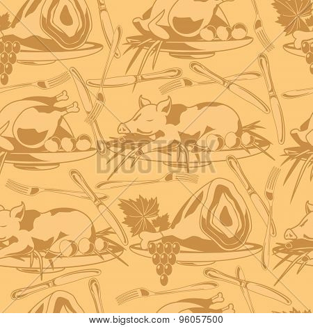 banner with different types of meat