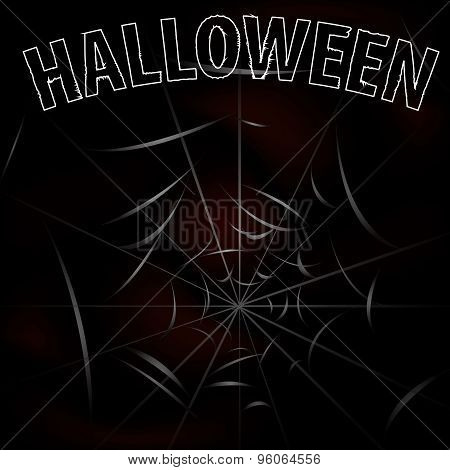 Background With Spiders And Web  Halloween