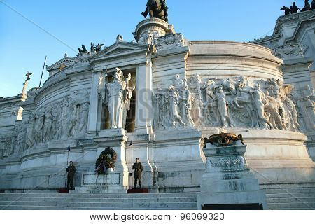 The Monumento Nazionale a Vittorio Emanuele II