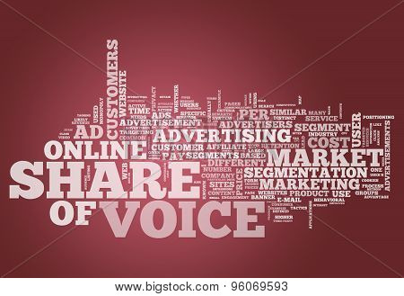 Word Cloud Share Of Voice