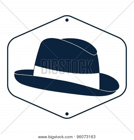 Vintage man s hat label.