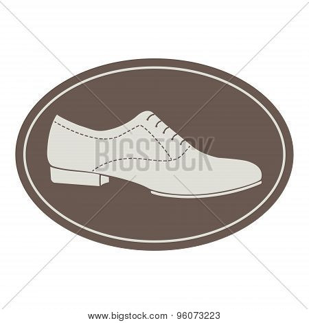 Vintage men shoe label
