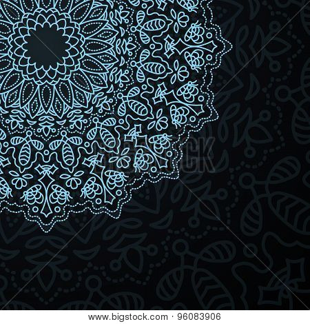 Mandala. Round Ornament Pattern.