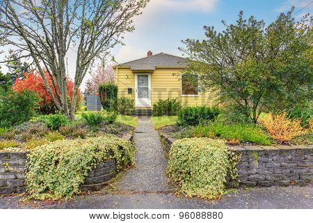 Authentic Entryway To Yellow Home.