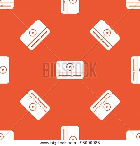 Orange mediaplayer pattern