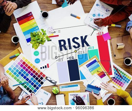 Risk Management Business Investment Unsteady Concept