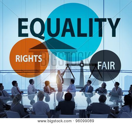 Equality Parity Balance Justice Fair Concept