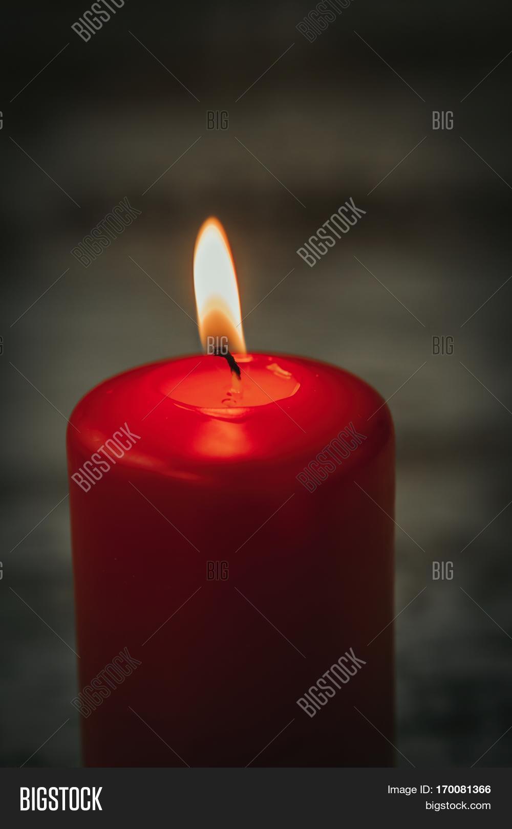 Red Christmas Candle Image & Photo (Free Trial) Bigstock