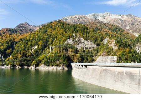 Kurobe Dam in Japan