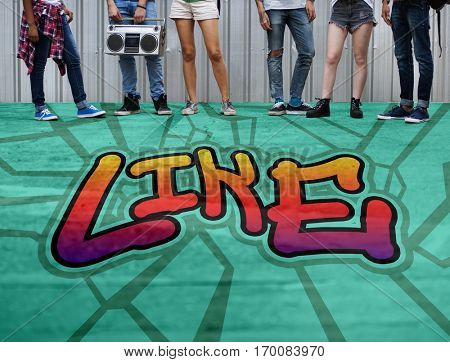 kike Agree Enjoy Share Follow Ideas Concept