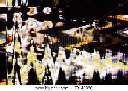 full color abstract texture glitch background digital wave