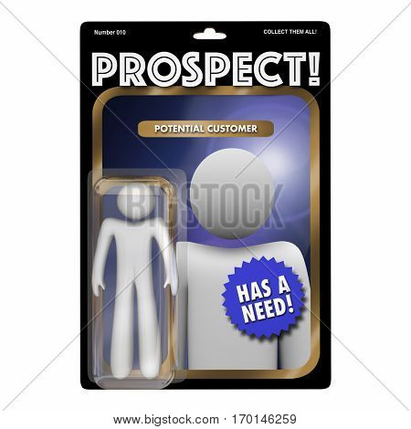 Prospect New Customer Targeting Sales Marketing 3d Illustration